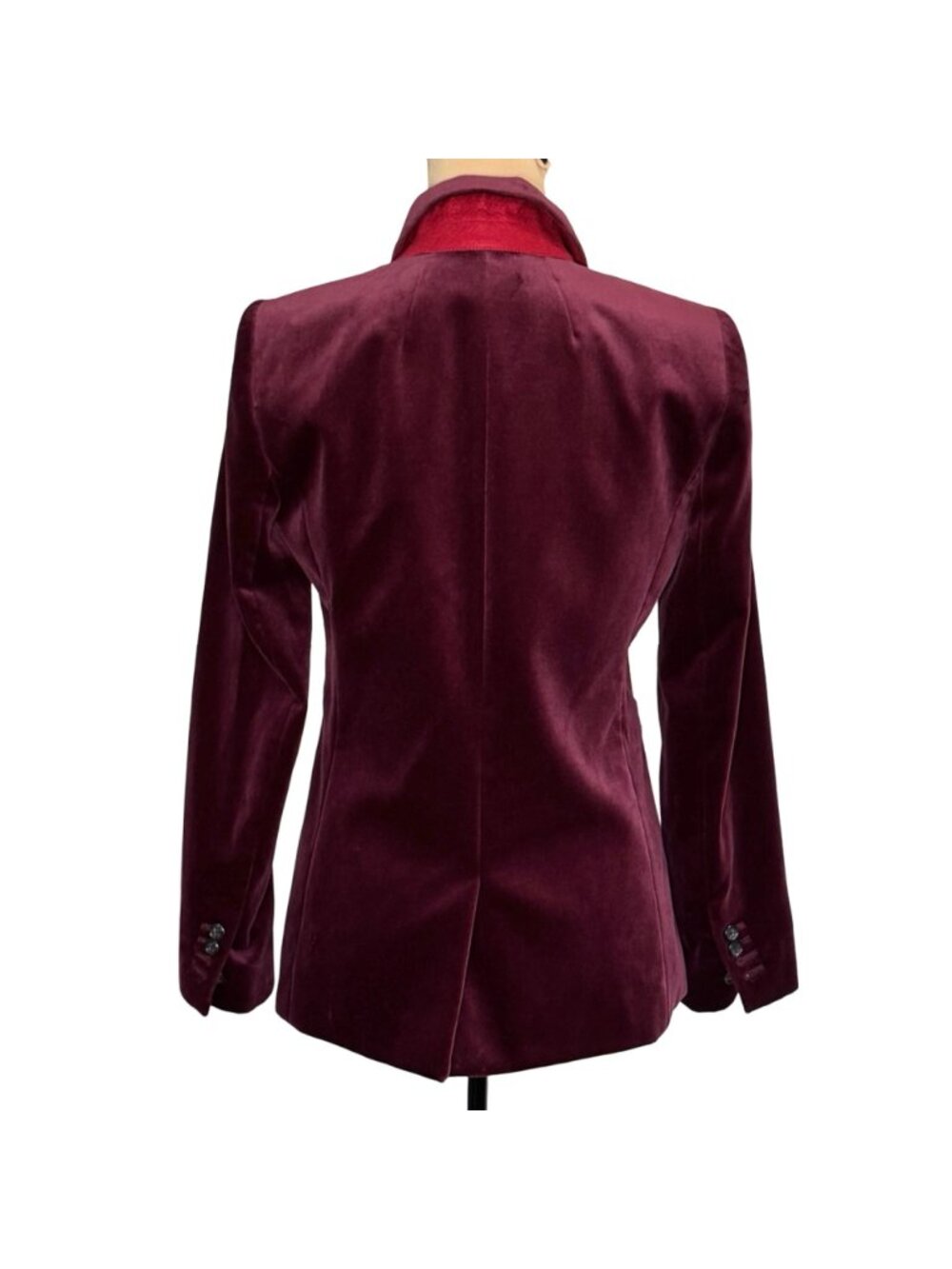 J. Crew Burgundy Velvet Parke Blazer 6 Preppy Heritage Academia - Picture 3 of 15